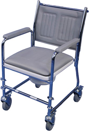 Aidapt mobile commode padded - aidapt,