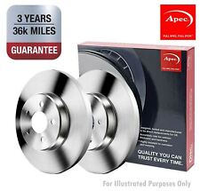 Pair of Apec Brake Disc Front