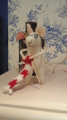 Felt mouse tree - , hanging