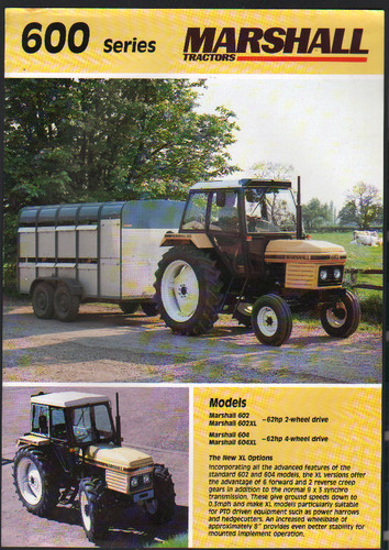 600 series marshall - marshall, tractor