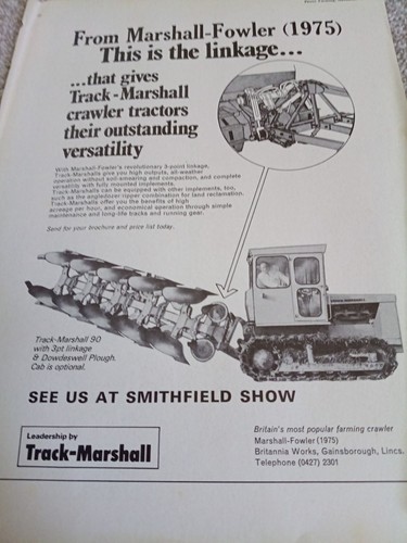 Track marshall tractor crawler - track,