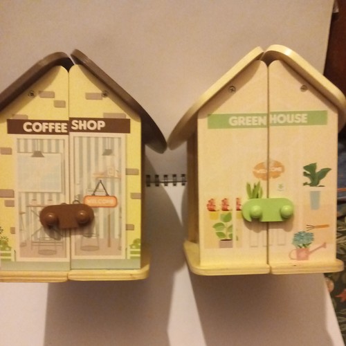 Little town wooden play - wooden,