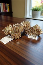 JEWELED SET OF 6 AMBER