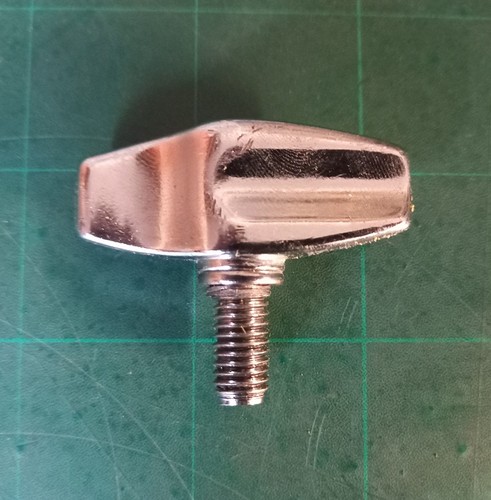 Pearl wing bolt - pearl, m8,