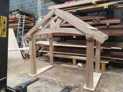 Bespoke oak porch - oak,