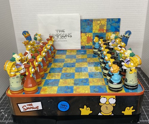 2000 simpsons chess set - 2000,
