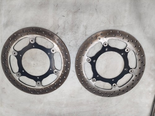 Pair front brake discs - brake,