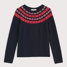 Seasalt Seas Edge Jumper Bedstone Jam Mix