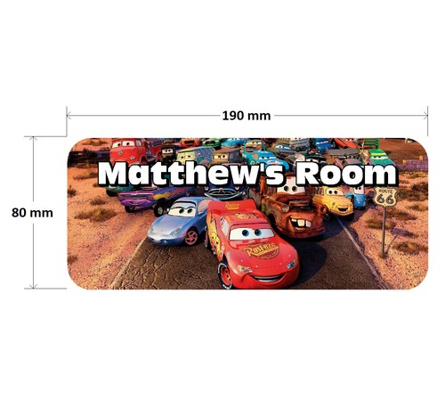 Cars door plaque - door, 2