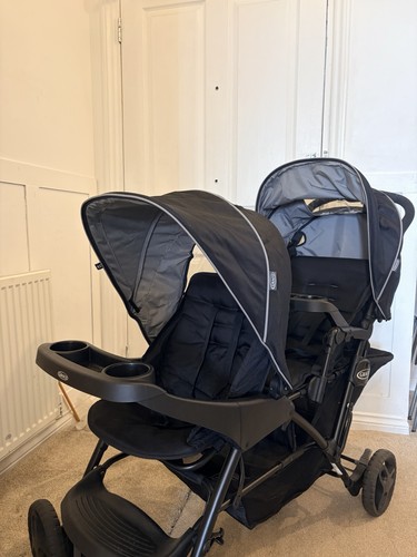 Graco double pushchair - double,