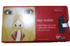 New Boxed Vintage Philips TCD168/UP Savvy Mobile phone - Rare