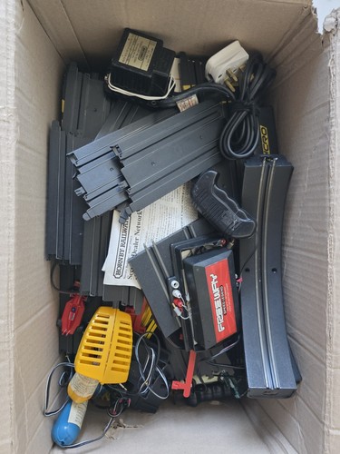 Box scalextric set - set,