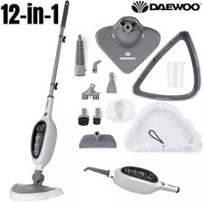 Daewoo FLR00170 1300W 12-in-1 Hand Held Steam Mop 2 in 1 paw/upholstery brush