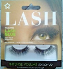 LASH False Eye Lashes Intense Volume Edition 30 Includes Lash Glue Dramatic X 1
