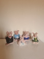 Wade Natwest Pigs Full Set Of 5 In Good Condition
