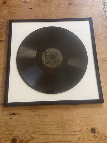 Vintage framed shellac - vintage, 78rpm