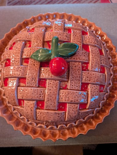 Vintage bakeware cherry pie - bakeware,