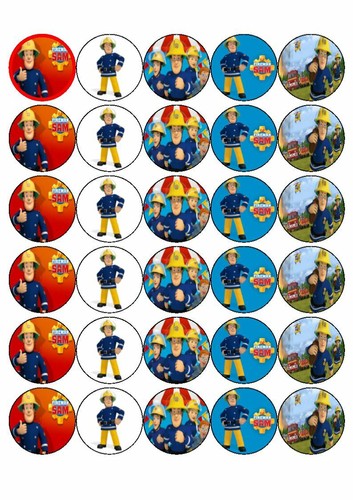 Fireman sam edible - fireman,