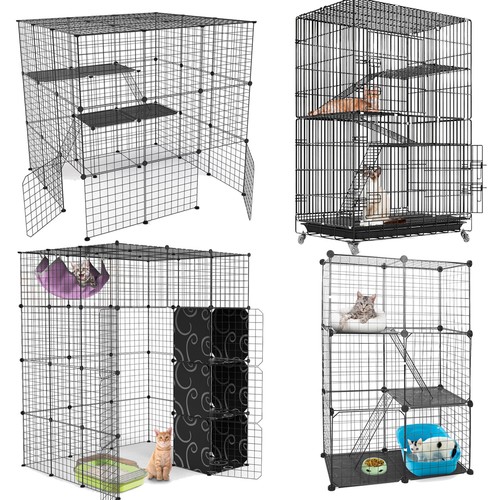 Type large cat cage - 4,