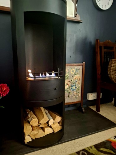 Bio ethanol cylinder - cylinder, fire