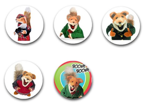 25mm button badges - 1",