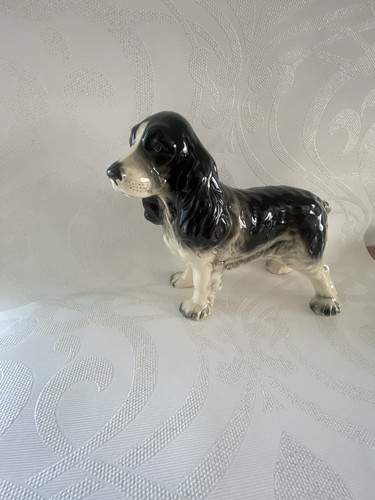 Vintage china spaniel dog - vintage,