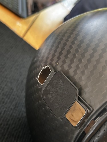 Arbon fibre motorcycle - motorcycle, helmet
