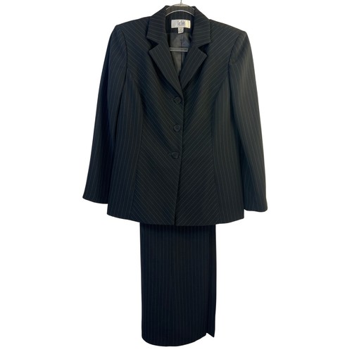 Suit petite womens black - le,