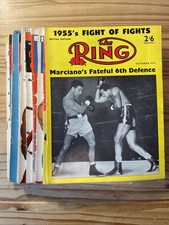 Lot Of 12 The Ring Boxing Magazine UK 1952-59 VGC  Rocky Marciano & Many More