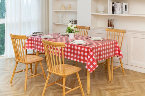 Cushy home red checkered - home,