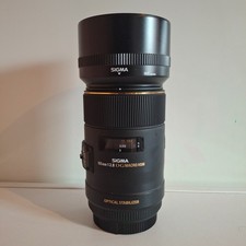 Sigma 105mm F2.8 Macro EX DG OS HSM Canon Fit Lens with Hood