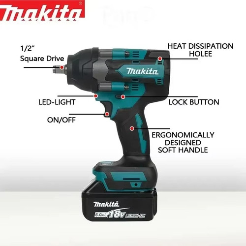 Makita dtw700 18v - 18v, 1000nm