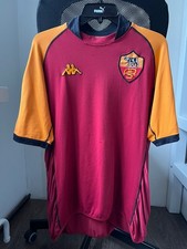 AS ROMA HOME 2002 - 2003 #2 SANDRO SOCCER JERSEY FOOTBALL SHIRT KAPPA sz L
