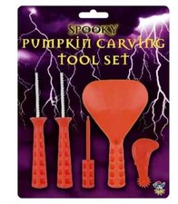 Halloween Pumpkin Carving Set – 5 DIY Craft Tools for Kids, Party & Halloween Fu