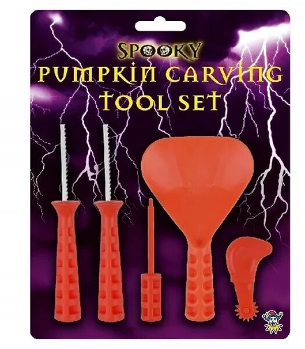 Halloween pumpkin carving set - halloween,