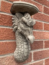 STONE GARDEN DRAGON SCONCE