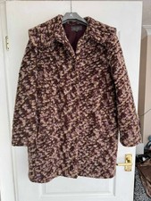 Per Una Jacket Womens 16 Plum Mix Textured Marks & Spencer 