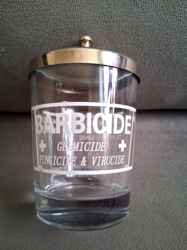 Small 8cm glass salon - small, /