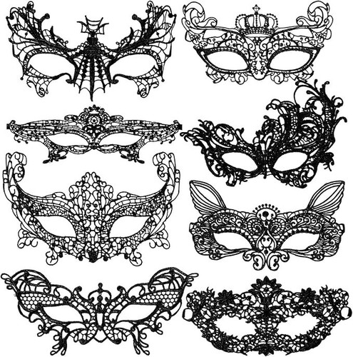 Pcs masquerade masks - masquerade,