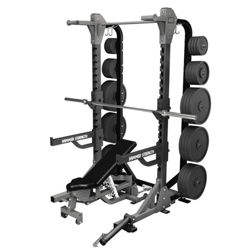 Hammer strength half - half, rack