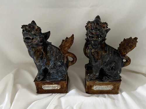 Chinese foo dogs pair - chinese,