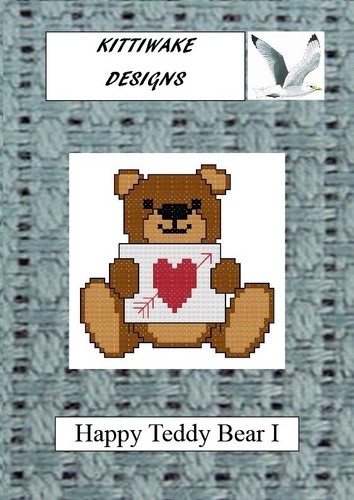 Happy teddy bear cross - bear, i