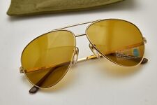 fotocromatiche ? vintage occhiali da sole SERENGETI 5123M pilot oro 80s?Unisex