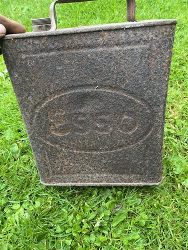 Vintage embossed esso fuel - embossed,