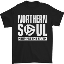 Northern Soul Vinyl 33rpm Record Insert Mens T-Shirt 100% Cotton