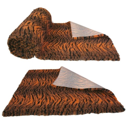 Tiger print orange black high - print,