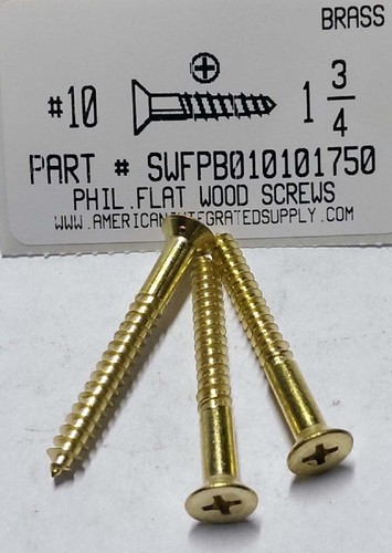 10x1 flat head - #10x1-3/4,