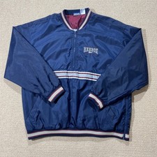 Vintage Reebok Jacket Mens Large Loose Fit 90s 1/4 Zip Track Jacket Retro Sports