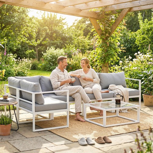 Seater aluminium garden - 5,