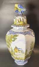 Emile TESSIER (1887-1971) Vintage French Pottery Vase Covered Pottery